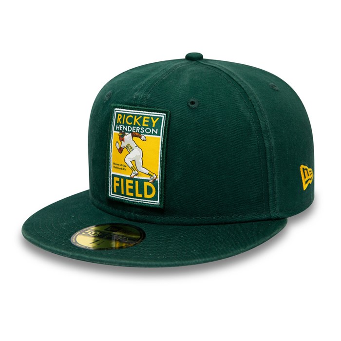 Oakland Athletics Stadium Patch 59FIFTY Lippis Vihreä - New Era Lippikset Tarjota FI-179843